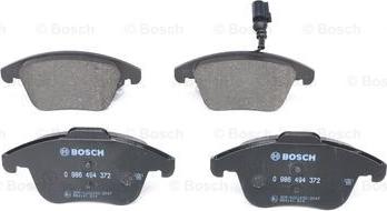 BOSCH 0 986 494 372 - Set placute frana,frana disc aaoparts.ro