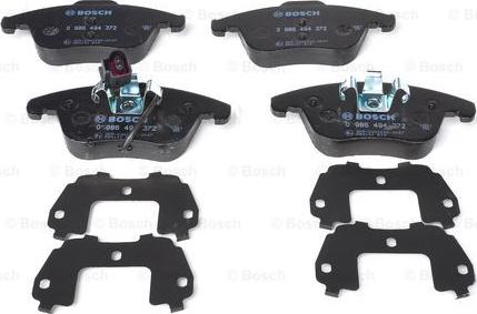 BOSCH 0 986 494 372 - Set placute frana,frana disc aaoparts.ro