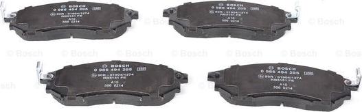 BOSCH 0 986 494 295 - Set placute frana,frana disc aaoparts.ro