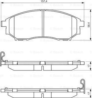 BOSCH 0 986 494 295 - Set placute frana,frana disc aaoparts.ro