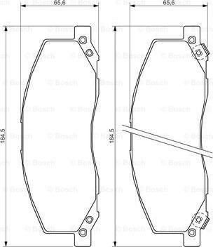 BOSCH 0 986 494 298 - Set placute frana,frana disc aaoparts.ro