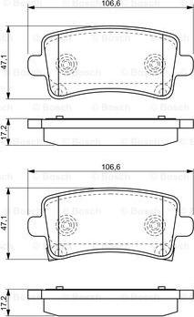 BOSCH 0 986 494 297 - Set placute frana,frana disc aaoparts.ro