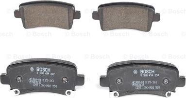 BOSCH 0 986 494 297 - Set placute frana,frana disc aaoparts.ro