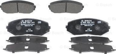 BOSCH 0 986 494 241 - Set placute frana,frana disc aaoparts.ro