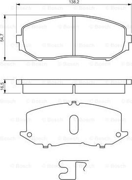 BOSCH 0 986 494 241 - Set placute frana,frana disc aaoparts.ro