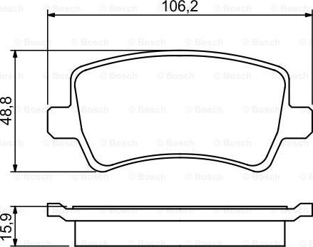 BOSCH 0 986 494 248 - Set placute frana,frana disc aaoparts.ro