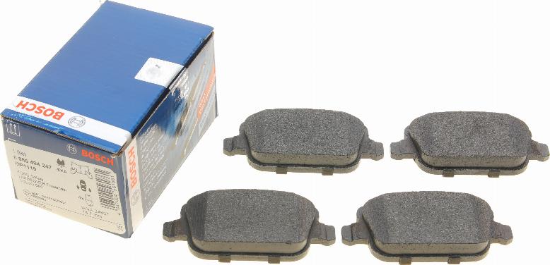 BOSCH 0 986 494 247 - Set placute frana,frana disc aaoparts.ro