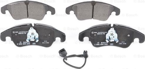 BOSCH 0 986 494 259 - Set placute frana,frana disc aaoparts.ro