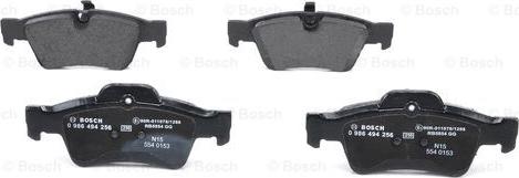 BOSCH 0 986 494 256 - Set placute frana,frana disc aaoparts.ro