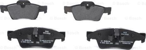 BOSCH 0 986 494 256 - Set placute frana,frana disc aaoparts.ro