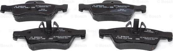 BOSCH 0 986 494 256 - Set placute frana,frana disc aaoparts.ro