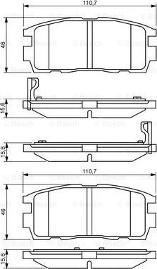 BOSCH 0 986 494 251 - Set placute frana,frana disc aaoparts.ro