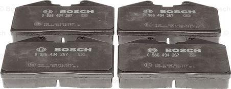 BOSCH 0 986 494 267 - Set placute frana,frana disc aaoparts.ro