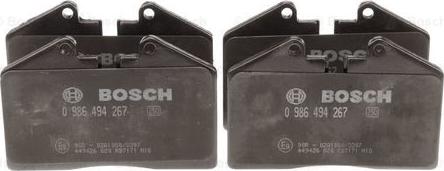 BOSCH 0 986 494 267 - Set placute frana,frana disc aaoparts.ro