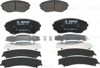 BOSCH 0 986 494 204 - Set placute frana,frana disc aaoparts.ro