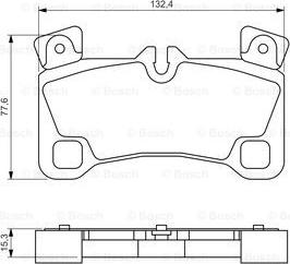 BOSCH 0 986 494 205 - Set placute frana,frana disc aaoparts.ro