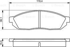 BOSCH 0 986 494 208 - Set placute frana,frana disc aaoparts.ro