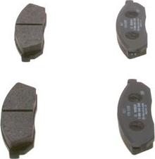 BOSCH 0 986 494 208 - Set placute frana,frana disc aaoparts.ro