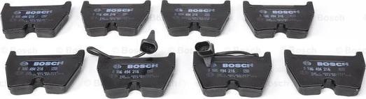 BOSCH 0 986 494 216 - Set placute frana,frana disc aaoparts.ro