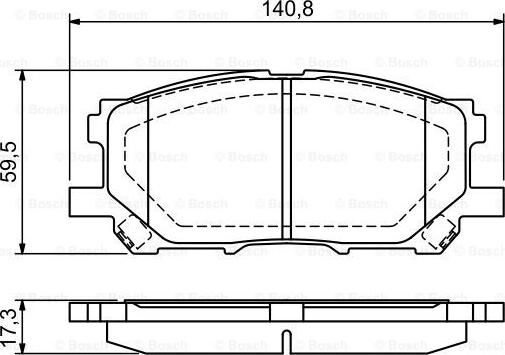 BOSCH 0 986 494 218 - Set placute frana,frana disc aaoparts.ro