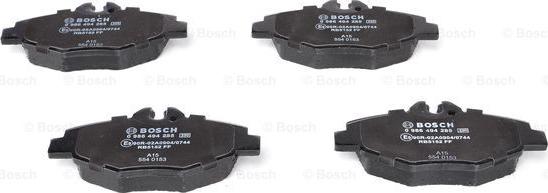 BOSCH 0 986 494 285 - Set placute frana,frana disc aaoparts.ro