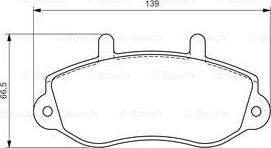 BOSCH 0 986 494 288 - Set placute frana,frana disc aaoparts.ro