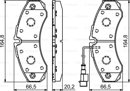 BOSCH 0 986 494 239 - Set placute frana,frana disc aaoparts.ro