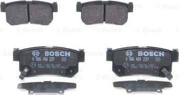 BOSCH 0 986 494 237 - Set placute frana,frana disc aaoparts.ro