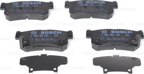 BOSCH 0 986 494 237 - Set placute frana,frana disc aaoparts.ro