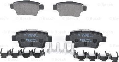 BOSCH 0 986 494 222 - Set placute frana,frana disc aaoparts.ro