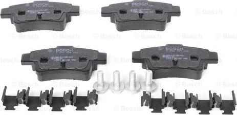 BOSCH 0 986 494 222 - Set placute frana,frana disc aaoparts.ro