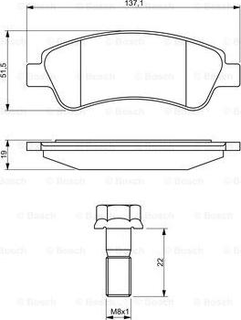 BOSCH 0 986 494 270 - Set placute frana,frana disc aaoparts.ro