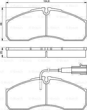 BOSCH 0 986 494 278 - Set placute frana,frana disc aaoparts.ro