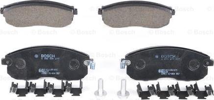 BOSCH 0 986 494 277 - Set placute frana,frana disc aaoparts.ro