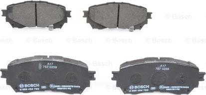 BOSCH 0 986 494 793 - Set placute frana,frana disc aaoparts.ro