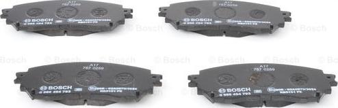 BOSCH 0 986 494 793 - Set placute frana,frana disc aaoparts.ro