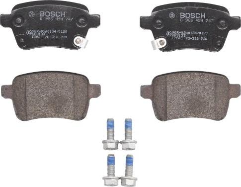 BOSCH 0 986 494 747 - Set placute frana,frana disc aaoparts.ro