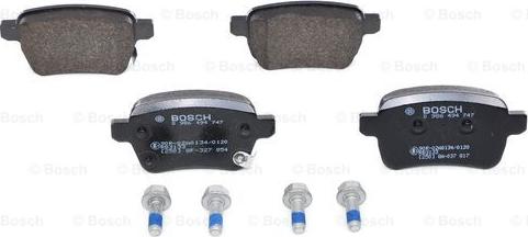 BOSCH 0 986 494 747 - Set placute frana,frana disc aaoparts.ro