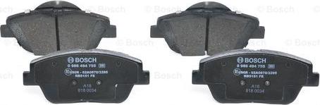 BOSCH 0 986 494 755 - Set placute frana,frana disc aaoparts.ro