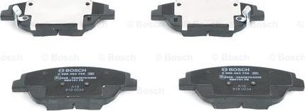 BOSCH 0 986 494 755 - Set placute frana,frana disc aaoparts.ro