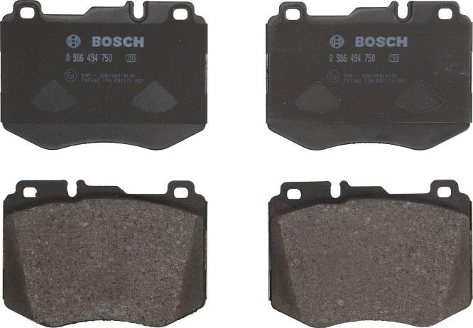 BOSCH 0 986 494 750 - Set placute frana,frana disc aaoparts.ro