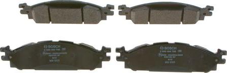 BOSCH 0 986 494 758 - Set placute frana,frana disc aaoparts.ro