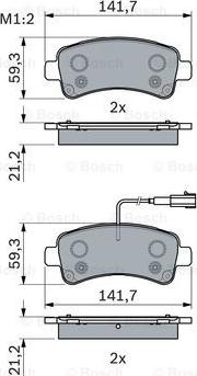 BOSCH 0 986 494 765 - Set placute frana,frana disc aaoparts.ro