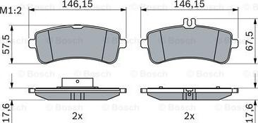 BOSCH 0 986 494 763 - Set placute frana,frana disc aaoparts.ro