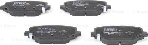 BOSCH 0 986 494 767 - Set placute frana,frana disc aaoparts.ro