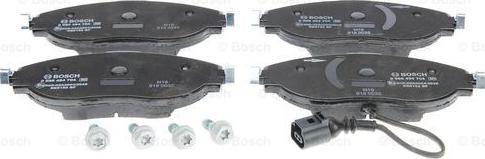 BOSCH 0 986 494 704 - Set placute frana,frana disc aaoparts.ro