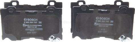 BOSCH 0 986 494 707 - Set placute frana,frana disc aaoparts.ro