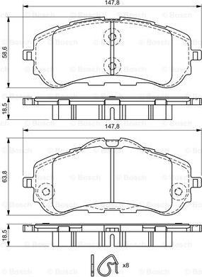 BOSCH 0 986 494 714 - Set placute frana,frana disc aaoparts.ro