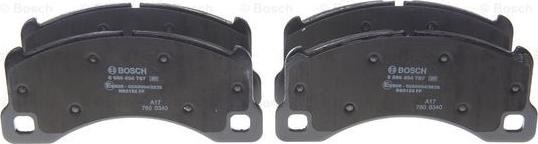 BOSCH 0 986 494 787 - Set placute frana,frana disc aaoparts.ro