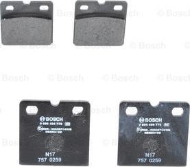 BOSCH 0 986 494 775 - Set placute frana,frana disc aaoparts.ro